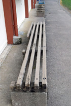 School benches before